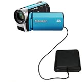 Portable Emergency AA Battery Charge Extender for the Panasonic SDR-S25 Video Camera - uses Gomadic TipExchange Technology