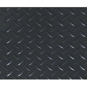 G-Floor Van Trailer Floor Coverings - 9ft. x 44ft., Diamond Design, Midnight Black, Model#... by 