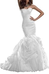 Mermaid Sweetheart Organza  Dress
