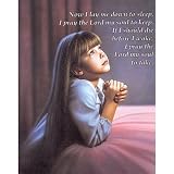(16x20) Girl Praying (Now I Lay Me Down To Sleep) Art Poster Print