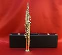 Chateau- Gold Lacquer Soprano Saxophone with Deluxe Leather Case. THREE YEAR WARRANTY