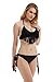 Women's Tassel Padded Fringe Bikini 2pcs Set Swimwear Swimsuit