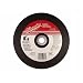 Milwaukee 49-93-3234 9" x 1/8" x 5/8-11 Arbor Aluminum Oxide Grinding Discs (10 Pack)