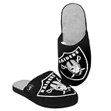 NFL Oakland Raiders 2011 Big Logo Slide Slipper Hard Sole Extra Large
