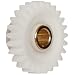 Boston Gear Spur Gear, Molded Delrin with Brass Inserts, Inch, 24 Pitch