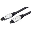 HQ - Cable de fibra �ptica con clavija Toslink (2,5 m)