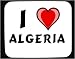 I Love Algeria Decorated Mouse Pad