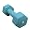 Cap Barbell Neoprene Dumbbell (Green, 9-Pound)