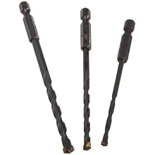 DEWALT DW2571 3 Piece Rotary Masonry Drill Bit Set