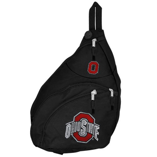 Ohio State Buckeyes Black Slingshot Backpack