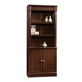 Sauder Palladia Library with Doors, Select Cherry