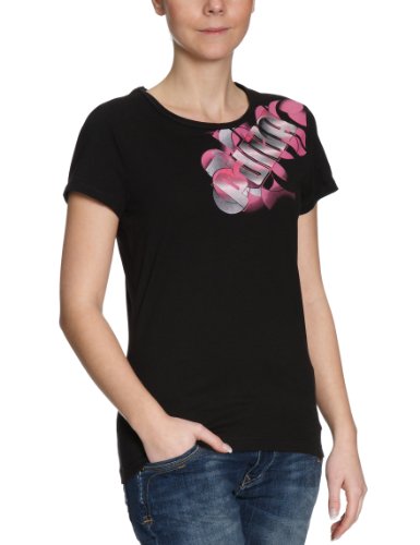 PUMA Damen T-Shirt Advanced I, black-raspberry rose, S, 819178 01 Preisvergleich
