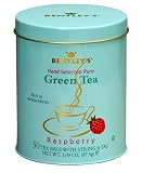 Bentley Royal Raspberry Green Tea, 50 Count 3.09-Ounce Tin (Pack of 4)