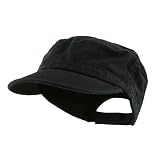 Enzyme Regular Solid Army Caps-Black W35S45D