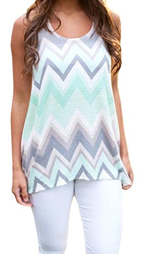 Ybenlow Women's Racer Back Tunic Vest Summer Loose Tank Top