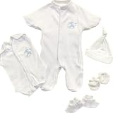 Premature Baby Clothes 5 Piece SCBU Gift Set - Sleepsuit, Bodysuit, Hat,Mittens & Bootees 1 - 5.5lb Pink or Blue Premature Baby Clothes 5 Piece SCBU Gift Set - Sleepsuit, Bodysuit, Hat,Mittens & Bootees 1 - 5.5lb Pink or Blue