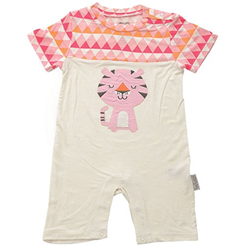 Silkberry Baby Bamboo Unisex-Baby Short Sleeve Romper