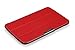 MoKo LG G Pad 7.0 Case - Ultra Slim Smart-shell Stand Case for LG G Pad V400 / V410 (LTE) / VK410 / UK410 / LK430 (G Pad F7.0) 7-Inch Android Tablet, RED (With Smart Cover Auto Wake / Sleep)