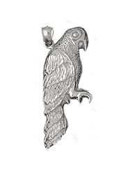 Clevereves 14K White Gold Pendant Parrot 11.4 - Gram(s)