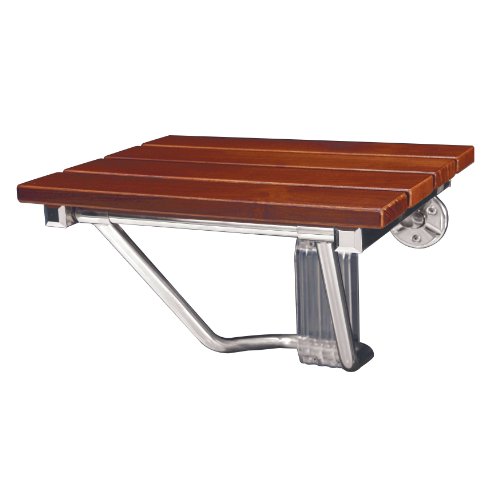 DreamLine SHST01TK Folding Shower Seat, Natural Teak Wood juidee501