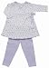 Under the Nile Organic Wrap Dress with Leggings, Pink Dot, 12 Months