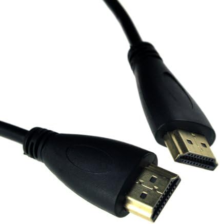 3 Feet 1M HD1080P High speed HDMI 1.4 Male to Male Extension Cable with Gold-plated Connector-Black