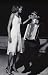 10 Cane Ad (Girl Smiling at Man w/ Accordian, Original) Framed Art Poster Print - 27" X 40"