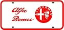 ALFA ROMEO LICENSE PLATE exotic car sign