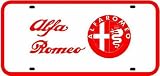 ALFA ROMEO LICENSE PLATE exotic car sign