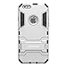 iPhone 6 Plus Case, Pasonomi® [Heavy Duty] [Shock-Absorption] [Kickstand Feature] Hybrid Dual Layer Armor Defender Full Body Protective Case Cover for iPhone 6 Plus (5.5Inch) (Sliver)
