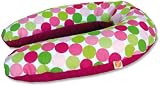 millemarille 01-05 Stillkissen mit pinker Unterseite, unplattbar, frei von Giftstoffen, 175 cm