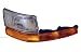 ***PASSENGER / RIGHT SIDE ONLY*** 91-95 CHRYSLER TOWN & COUNTRY , 91-95 PLYMOUTH VOYAGER PARK TURN SIGNAL MARKER CORNER LIGHT (W/ HEAD LAMP BEZEL) 92 93 94
