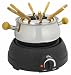 elektr. Edelstahl Fondue Set für 8 Personen