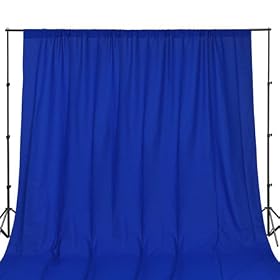 20x10 Ft Photography Blue Background Muslin Photo Studio Backdrop