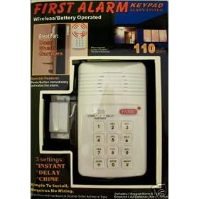 Electronic Keypad Alarm System (can be used for the house or shed)