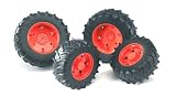 Twin tires with orange rims for tractor Series No. 03000 - B0002HNLOI