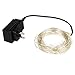 Kohree 100 Micro Christmas String Lights on 33 Feet Copper Wire, Seasonal Decor Rope Lights for Festival, Christmas, Wedding, Holiday and Party with UL Certified 3.5V Power Adapter Warm White