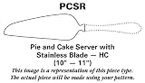 Mikasa Silver Italian Countryside Pie and Cake Server with Stainless Blade HC