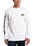 Caterpillar Mens Trademark Banner Long Sleeve Tee