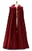 Christmas Long Cloak in Burgundy Velvet, Completely Lined in Satin, Full Hood, Renaissance Clasp ~ Comes in 2 Sizes ~ Perfect for Weddings or Opera Cloak ~ New, Made in USA