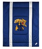 KENTUCKY WILDCATS OFFICIAL LOGO TWIN SIZE JERSEY COMFORTER
