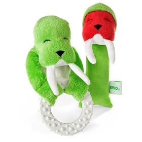 BRIO My Very First Walrus Teether and Rattle