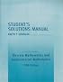 Student Solutions Manual for Discrete and Combinatorial Mathematics (World Student)
