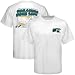 Reebok Philadelphia Eagles White Tailgating Tour 2009 Schedule T-shirt Image of Reebok Philadelphia Eagles White Tailgating Tour 2009 Schedule T-shirt