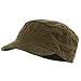 Washed Cotton Fitted Army Cap-Dark Olive W32S33F