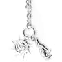 Sloane's CZ Charm Bracelet - Silver Tone