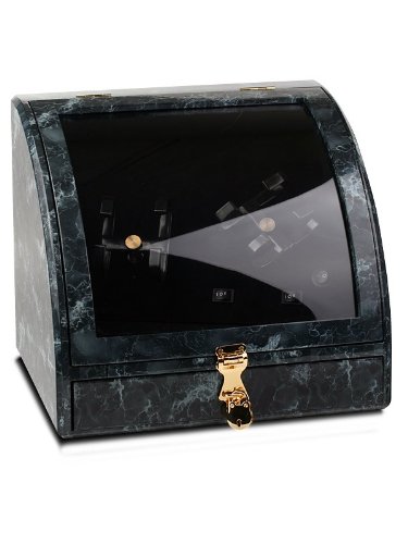Rothenschild Accessories RS-376-4 G Watch Winder For 4 Watches Granite finish inlay