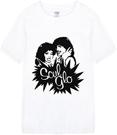 Nice Shirt Shop soul glo 100% Cotton Men T-shirt White M