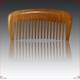 DM 9-1 - Hand Made 100% Jujube Date Wood Comb - Pocket size 4 In - All Natural High Quality