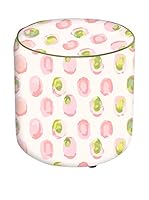 APOLENA Fodera Pouf (Blanco/Multicolor)